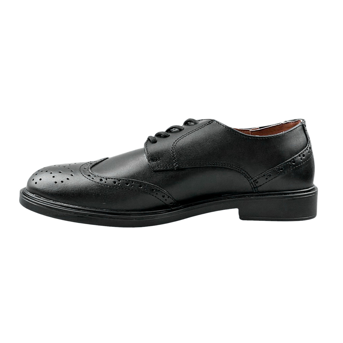 Zapatos Vestir Merano Hombre 46101 Piel Negro Bostonianos