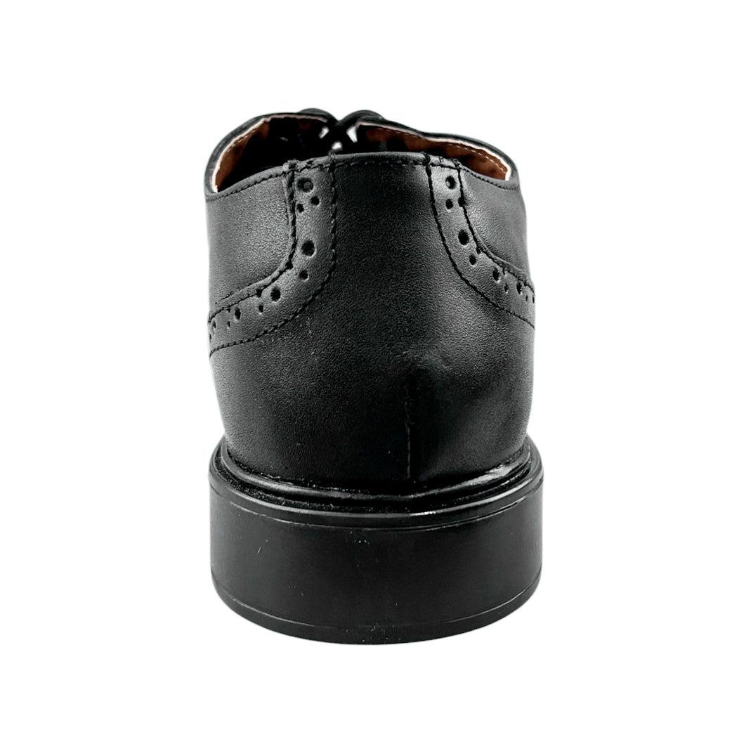 Zapatos Vestir Merano Hombre 46101 Piel Negro Bostonianos