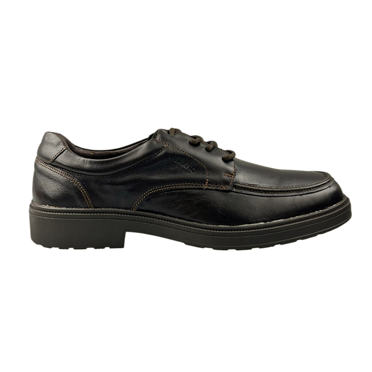 Zapatos Derby Merano 46122 Hombre Piel Chocolate Vestir