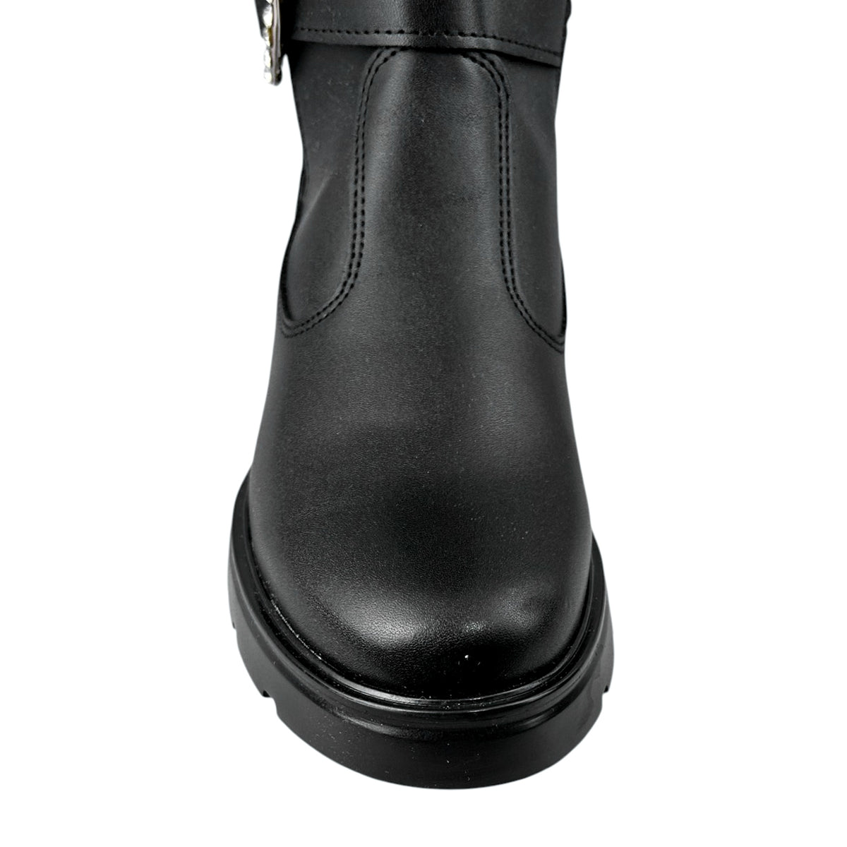 Botas Yuyin Niña 26671 Negras Corazón Cierre 18-21