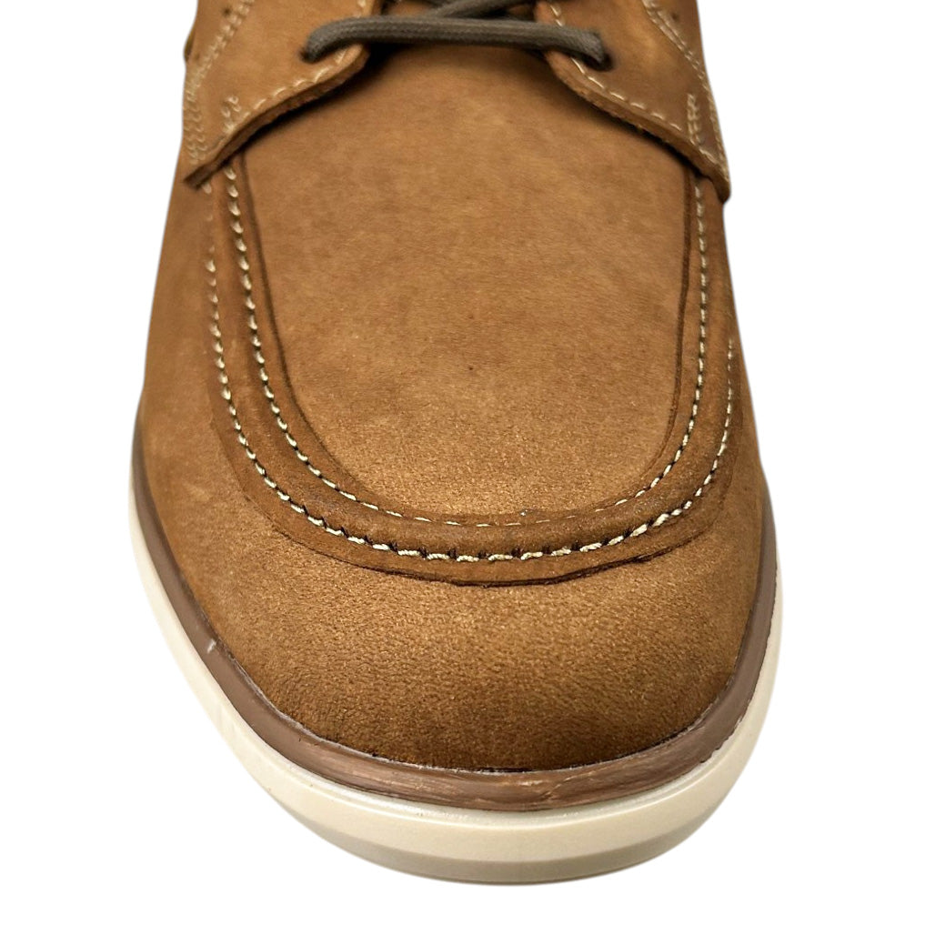 Zapatos Derby Merano 46171 Hombre Piel Nobuck Miel