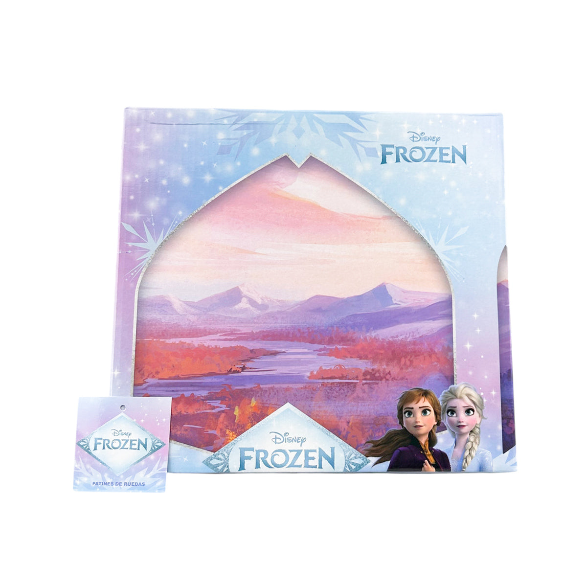 Tenis Patín Frozen Niña 9003 Luces Rueda Retractil 18-22