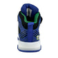 Tenis Dinoworld Niño 6201 T Rex Luces Contactel Azul Negro