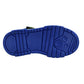 Tenis Dinoworld Niño 6201 T Rex Luces Contactel Azul Negro