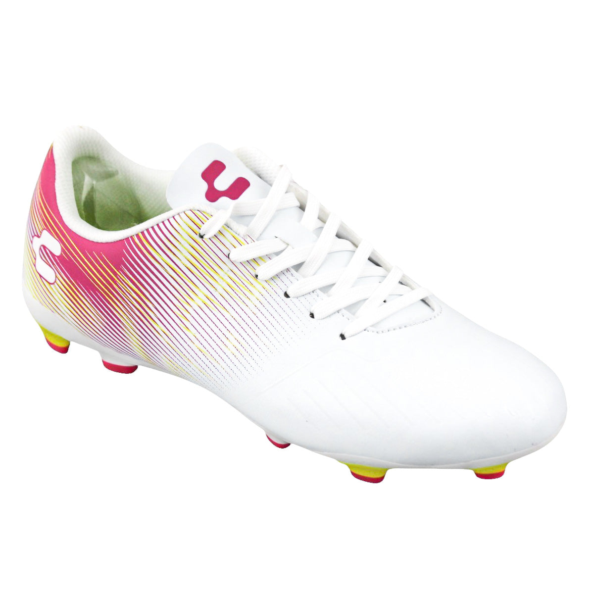 Tacos Fútbol Hombre Charly 1087412 Tachones Blanco Fiusha