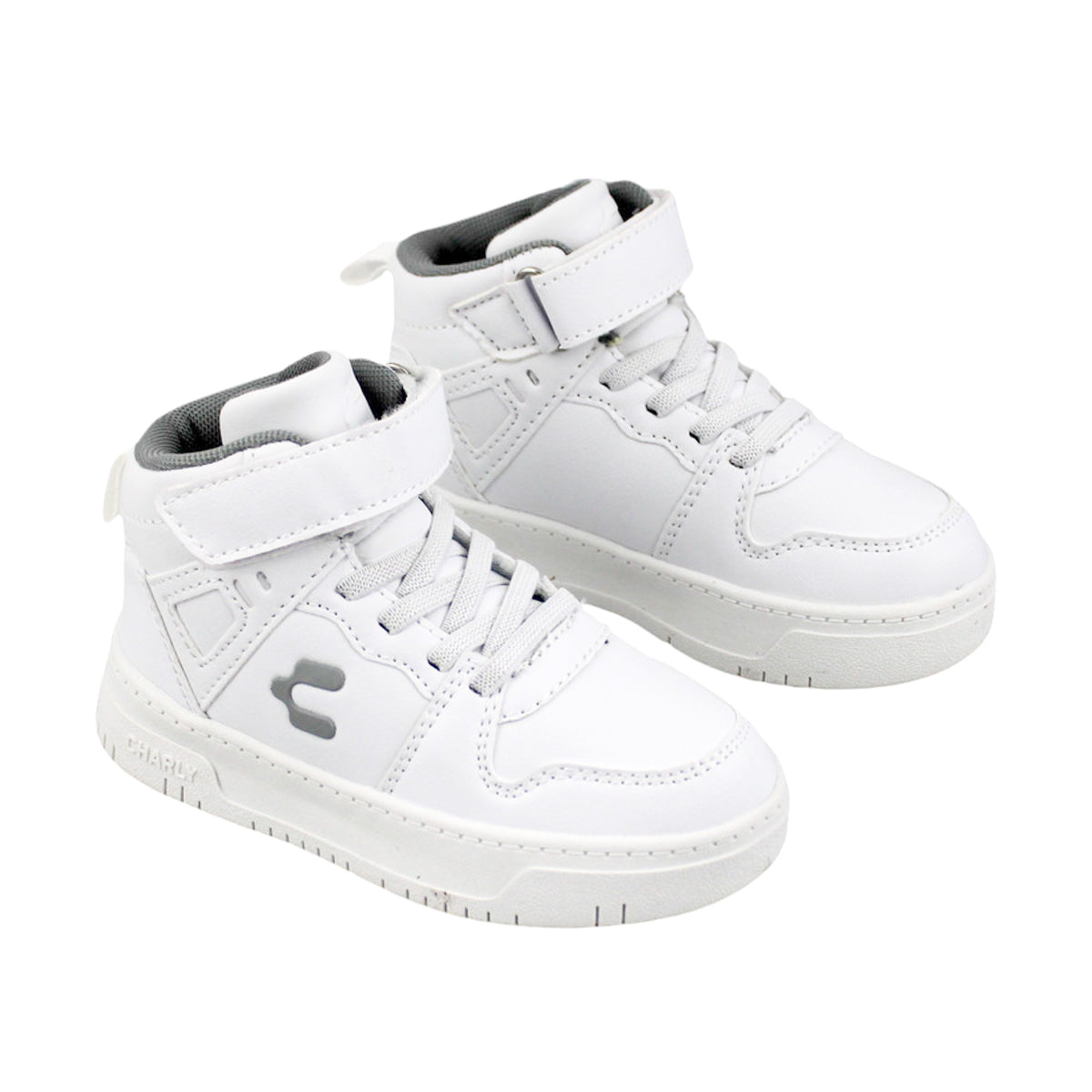 Tenis Escolares Niño Charly Kids 1079433 Bota Blanco 15-21