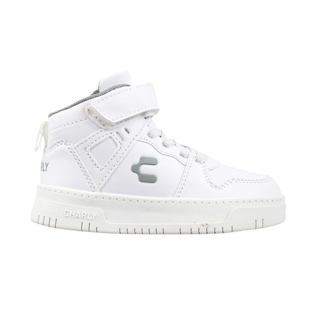 Tenis Escolares Niño Charly Kids 1079433 Bota Blanco 15-21