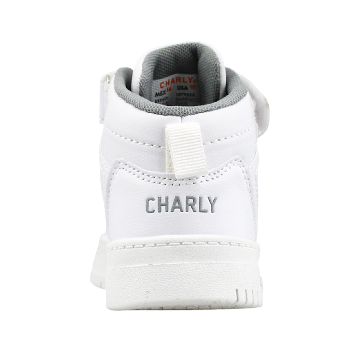 Tenis Escolares Niño Charly Kids 1079433 Bota Blanco 15-21