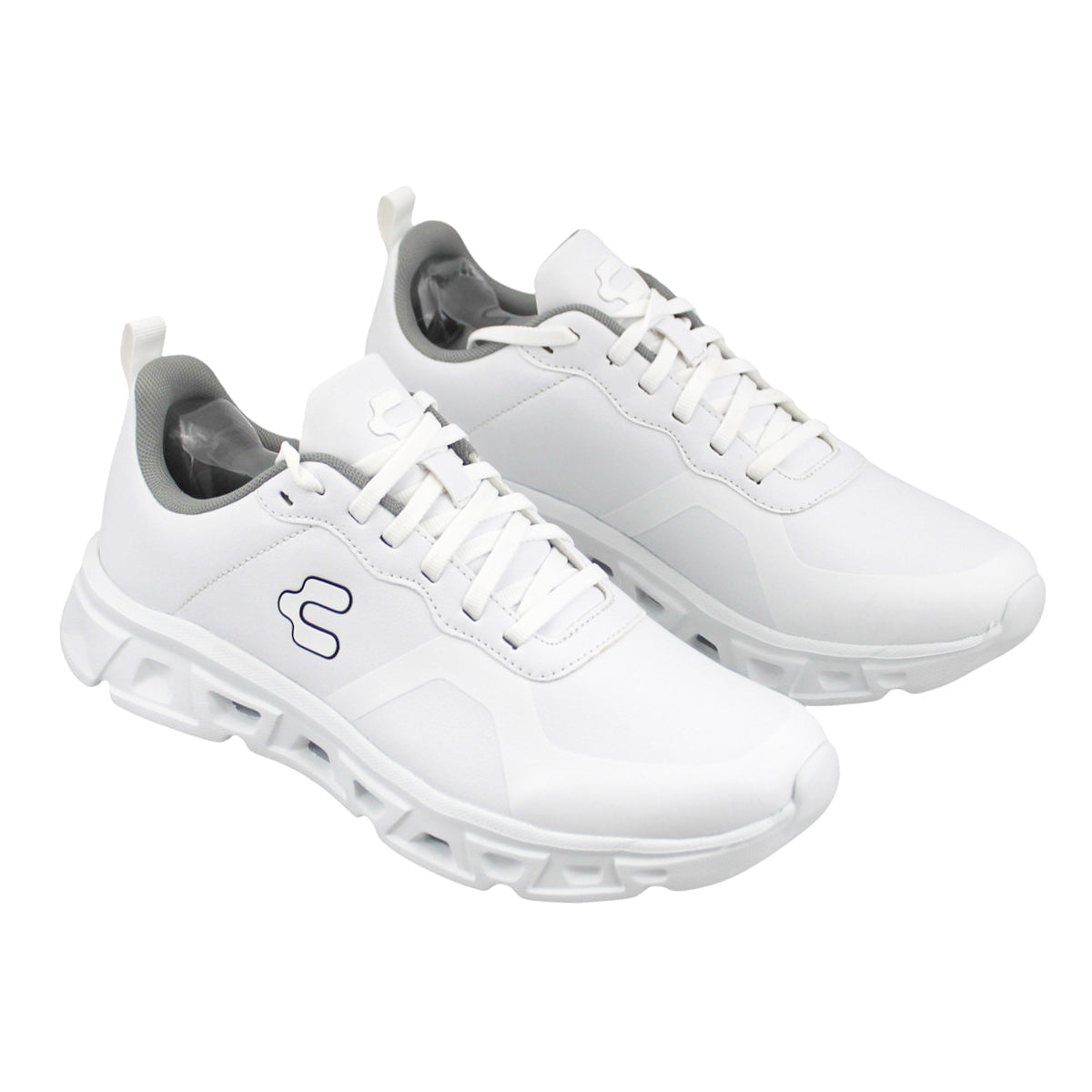 Tenis Deportivos Hombre Charly 1087719 Gym Running Blancos
