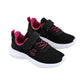 Tenis Niña Charly Kids 1065606 Ligeros Negro Fiusha 15-21