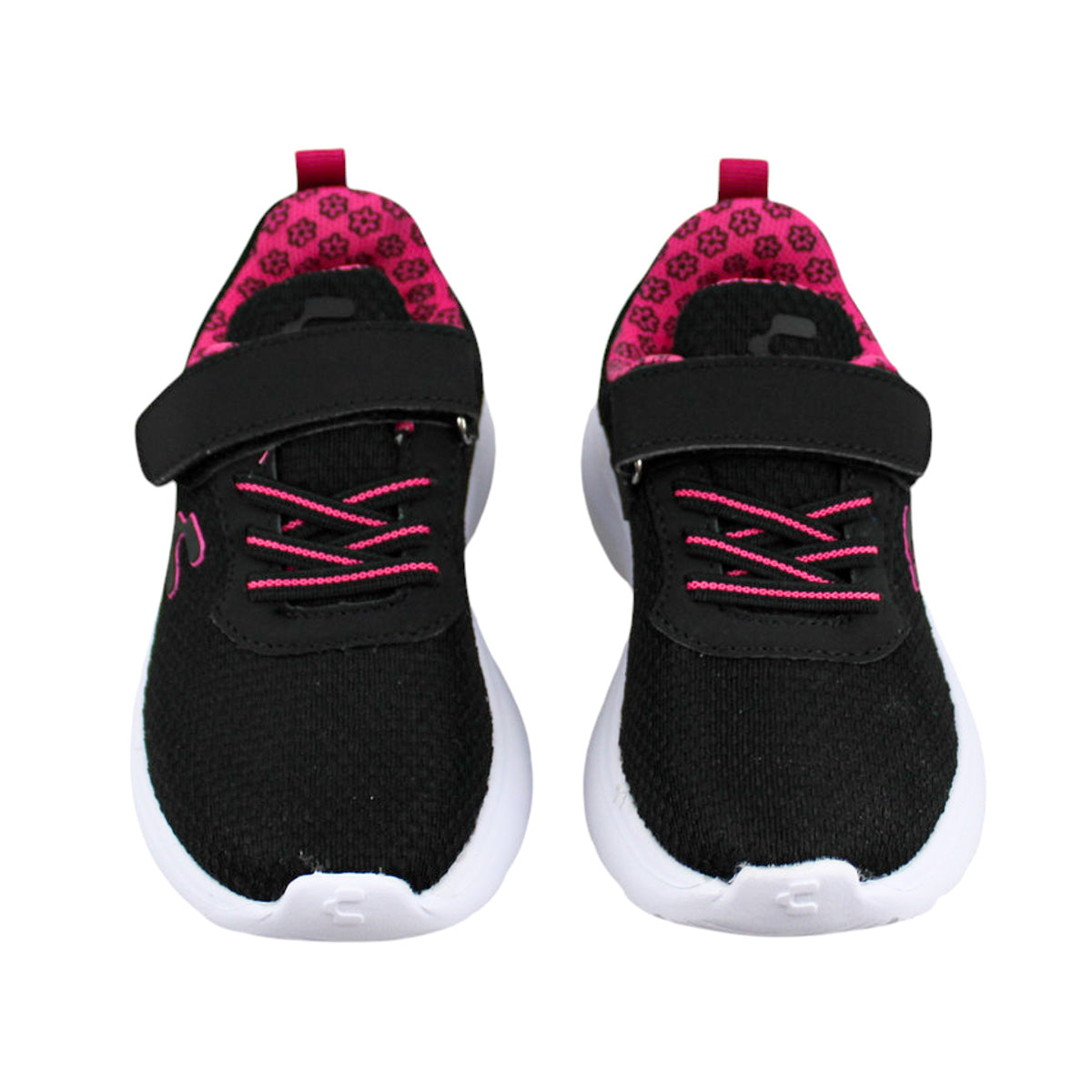 Tenis Niña Charly Kids 1065606 Ligeros Negro Fiusha 15-21