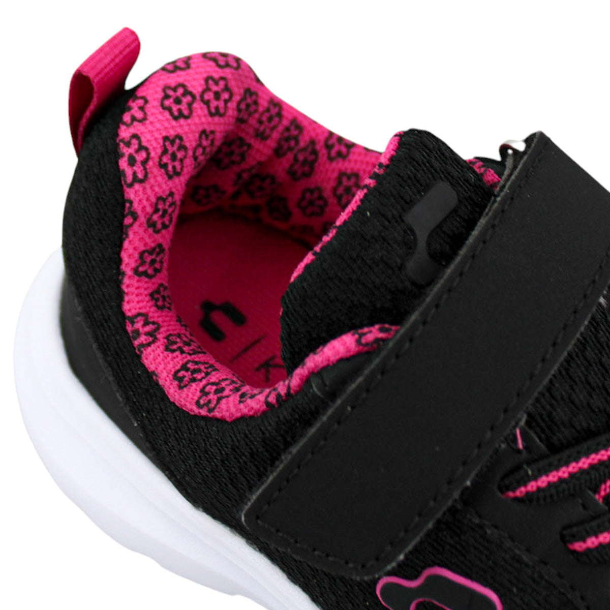 Tenis Niña Charly Kids 1065606 Ligeros Negro Fiusha 15-21