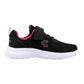 Tenis Niña Charly Kids 1065606 Ligeros Negro Fiusha 15-21