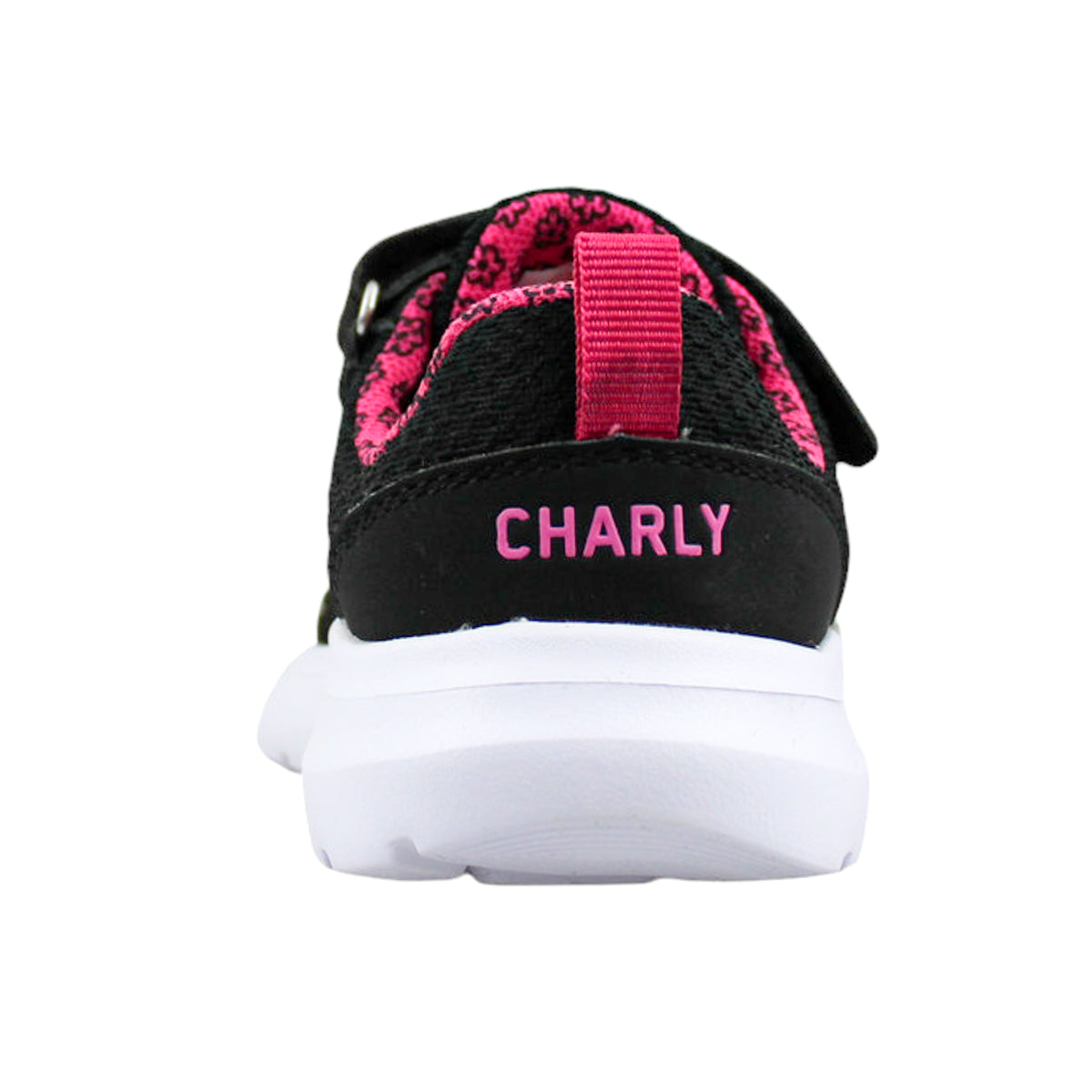 Tenis Niña Charly Kids 1065606 Ligeros Negro Fiusha 15-21