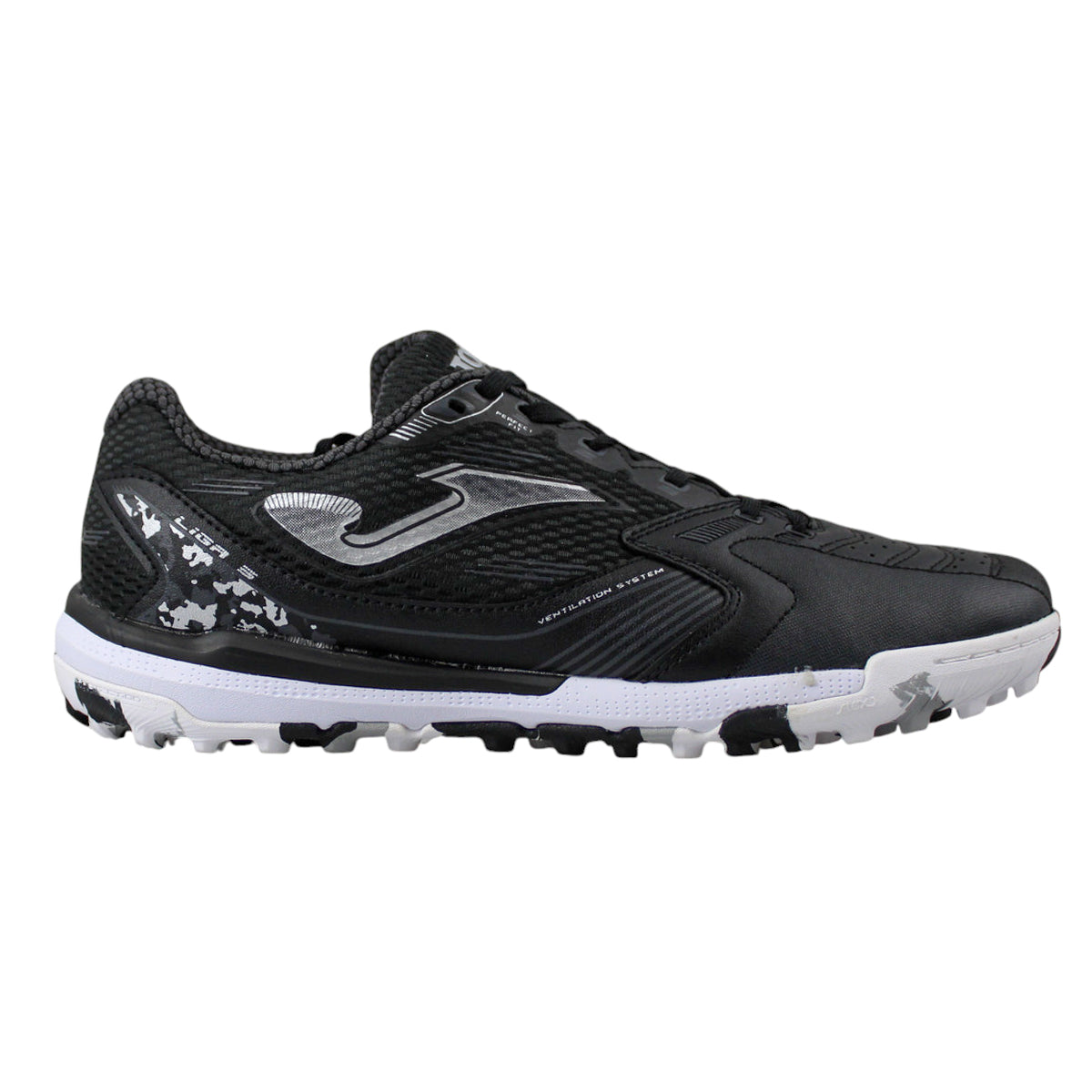 Tenis Fútbol Rápido Hombre Joma Ligw2401tf Turf Negro Oro