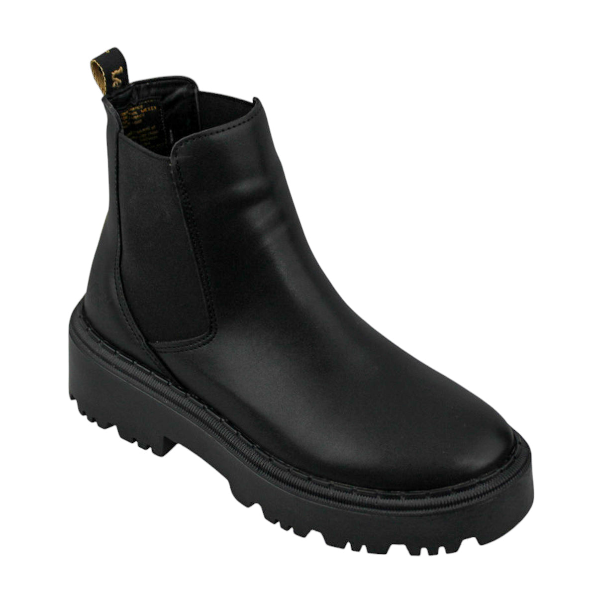 Botines Mujer Lee Le5750 Plataforma Urbanos Chelsea Negros