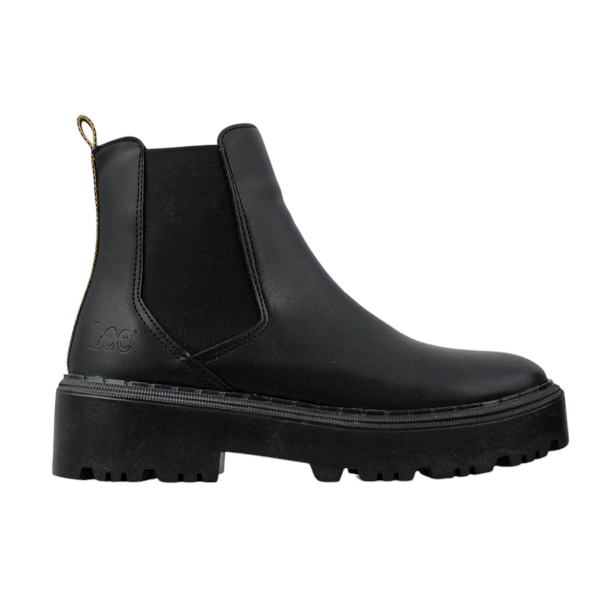 Botines Mujer Lee Le5750 Plataforma Urbanos Chelsea Negros