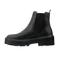Botines Mujer Lee Le5750 Plataforma Urbanos Chelsea Negros