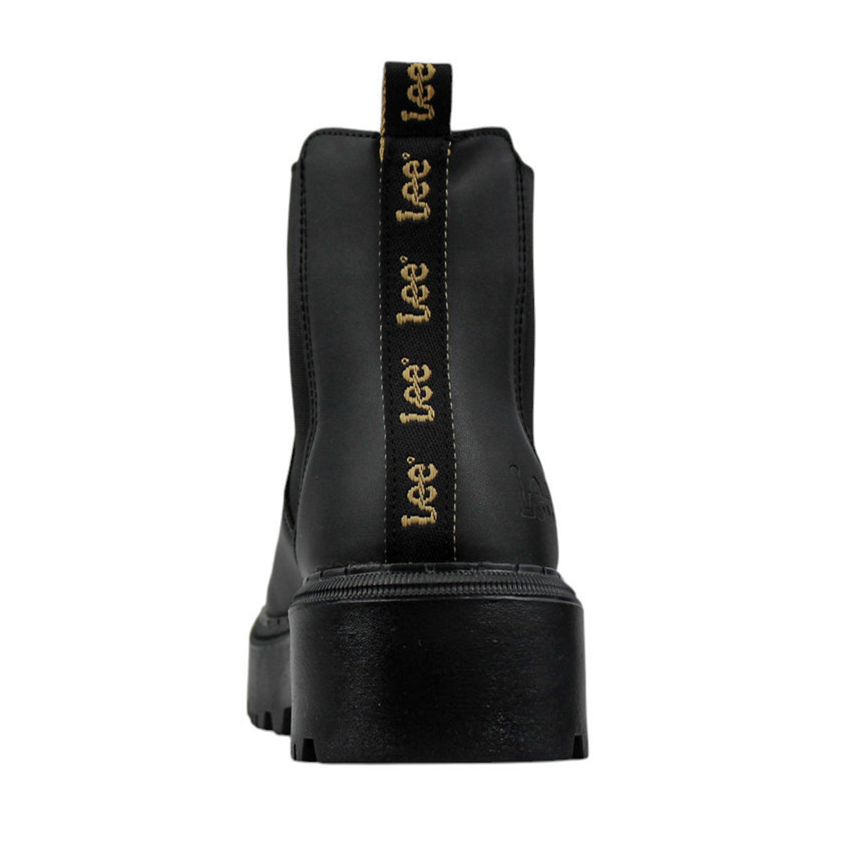 Botines Mujer Lee Le5750 Plataforma Urbanos Chelsea Negros