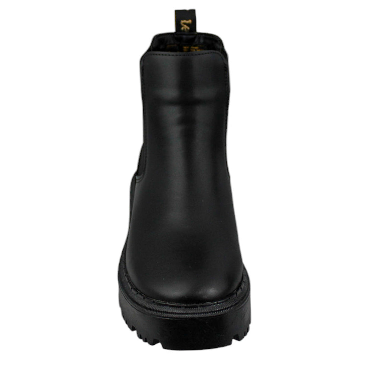 Botines Mujer Lee Le5750 Plataforma Urbanos Chelsea Negros