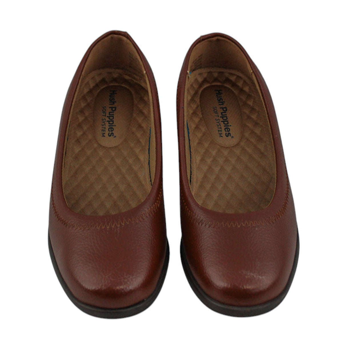 Zapatos Confort Mujer Hush Puppies Hp01951 Piel Cognac