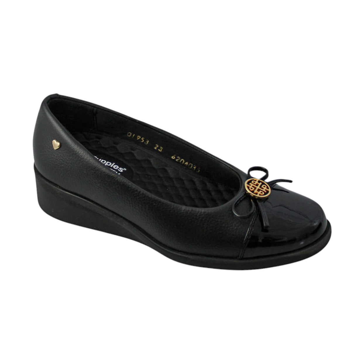 Zapatos Confort Mujer Hush Puppies Hp01953 Piel Negro