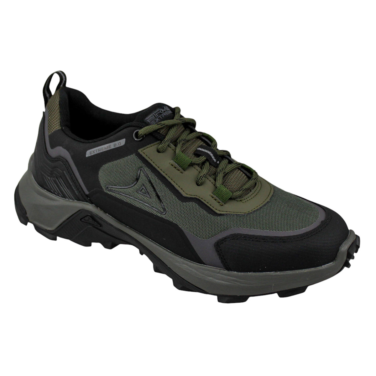 Tenis Outdoor Hombre Pirma 1315 Hiking Todo Terreno Verde