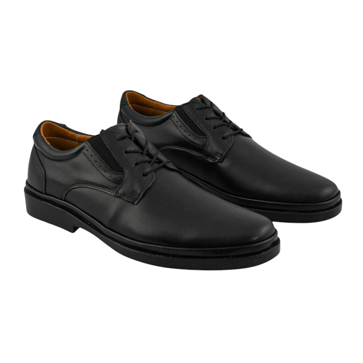 Zapatos Derby Triples 36102 Hombre Confort Piel Borrego
