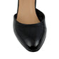 Zapatillas Vestir Mujer Omar Alex 970 Tacón Charol Negro