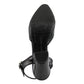 Zapatillas Vestir Mujer Omar Alex 970 Tacón Charol Negro