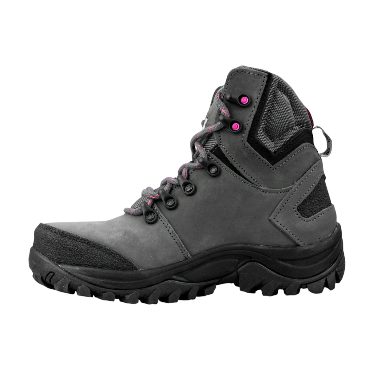 Botas Trabajo Mujer Jeep Je51301 Piel Casco Oxford Fiusha