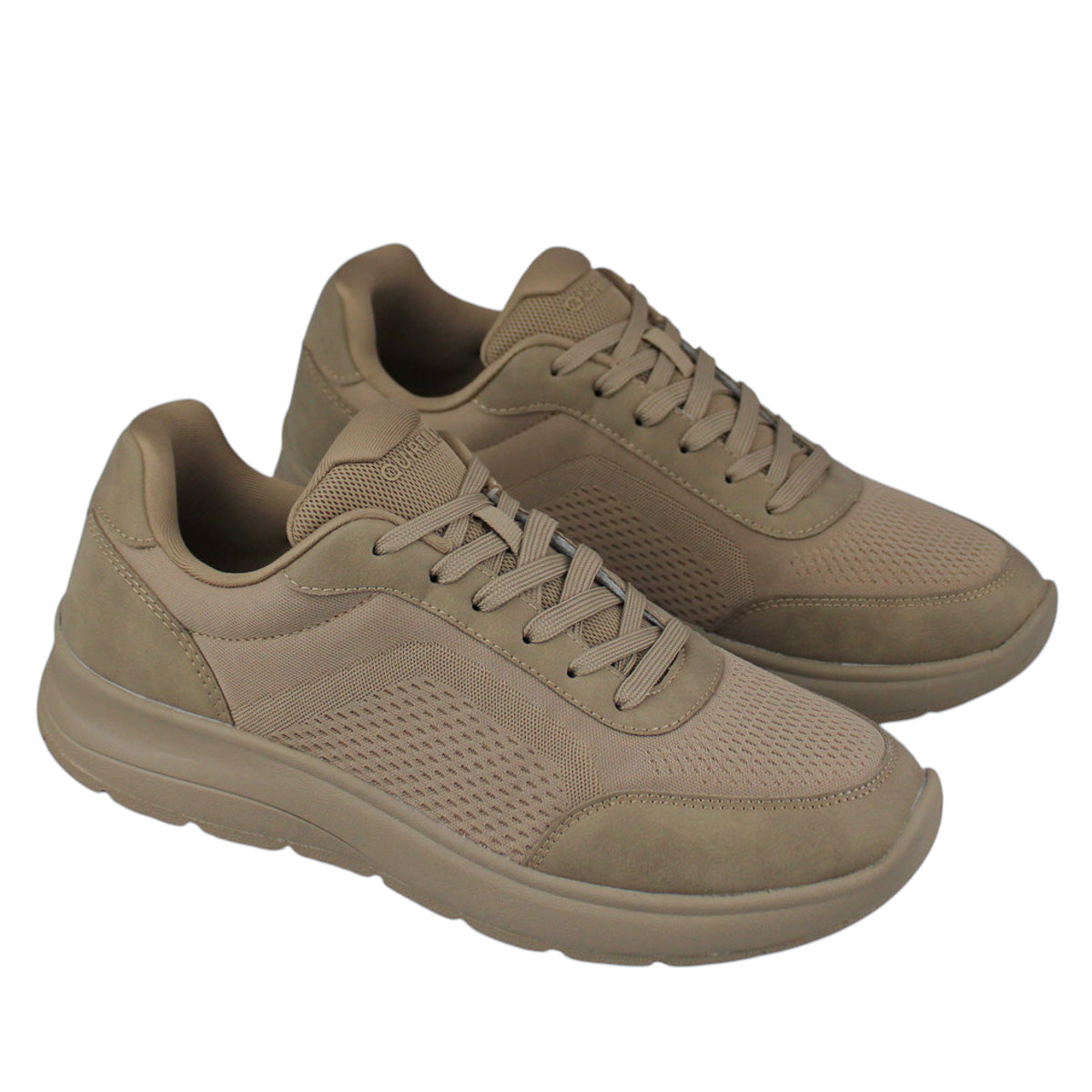 Tenis Casuales Hombre Quirelli 707701 Cómodos Taupe