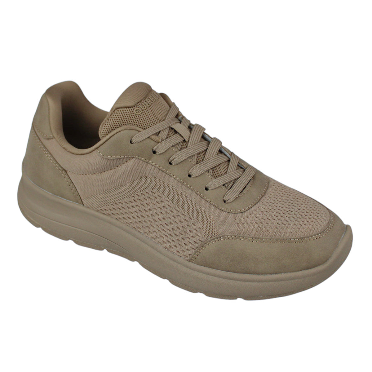 Tenis Casuales Hombre Quirelli 707701 Cómodos Taupe
