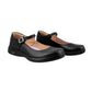 Zapato Escolar Niña Yuyin 25470 Flats Piel Negro 18-21