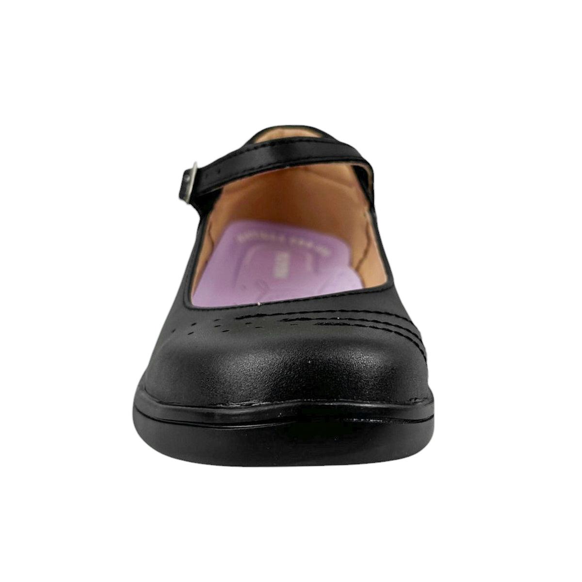 Zapato Escolar Niña Yuyin 25470 Flats Piel Negro 18-21