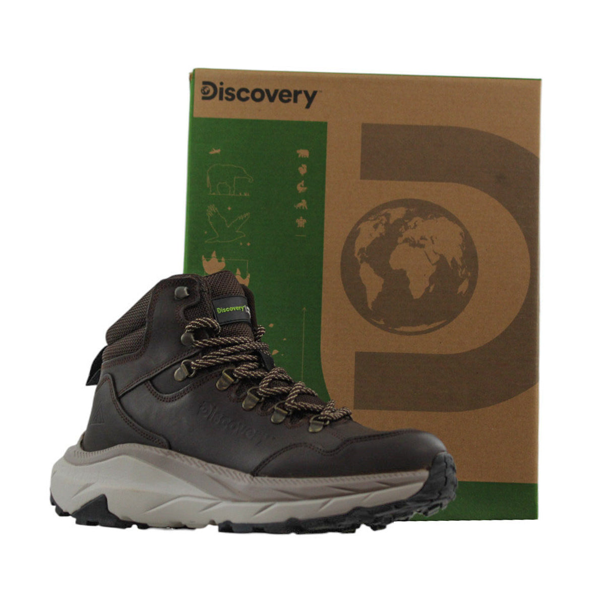 Botas Outdoor Hombre Discovery 2581 Atacama Piel Chocolate
