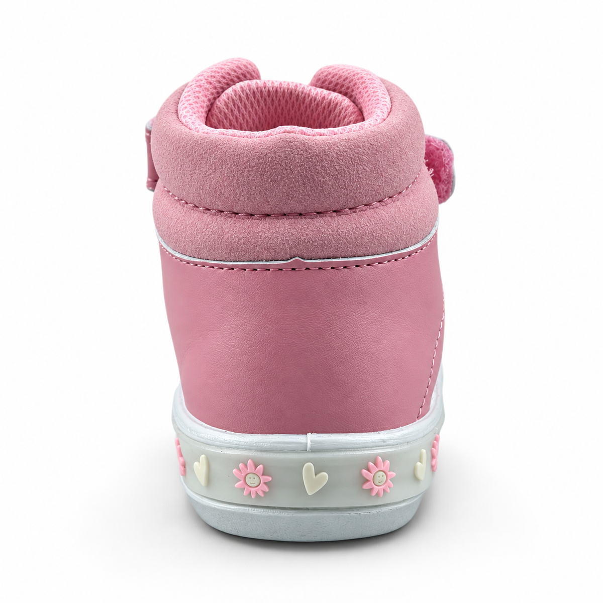 Tenis Bubble Gummers Niña Carla I Luces Rosa Blanco 14-17