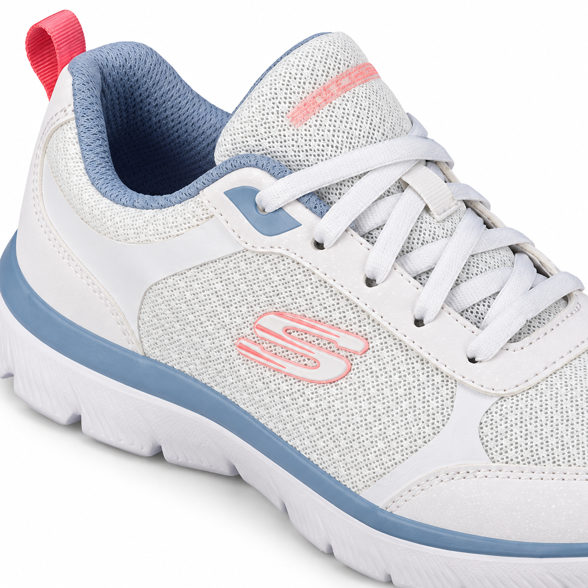 Tenis Skechers Mujer 896466mx Summits Memory Foam Blancos