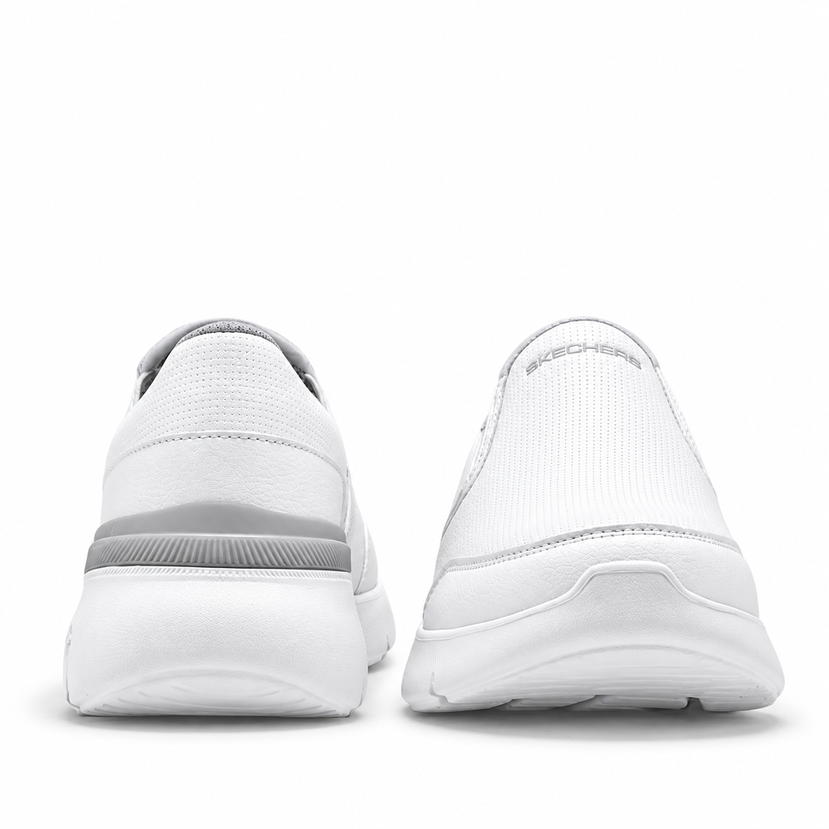 Tenis Skechers Mujer 21015mx Wht Slip On Skech-air Blancos