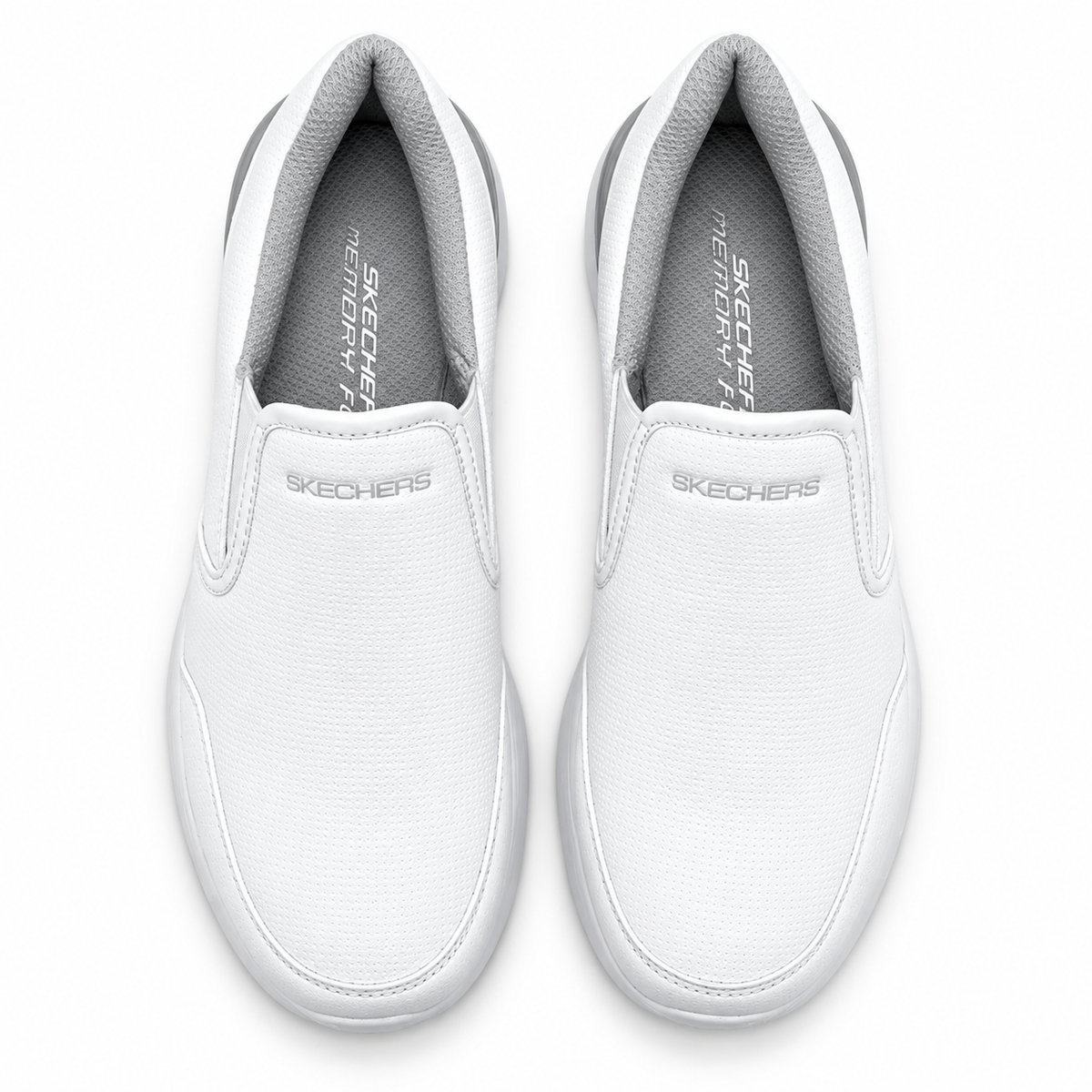 Tenis Skechers Mujer 21015mx Wht Slip On Skech-air Blancos