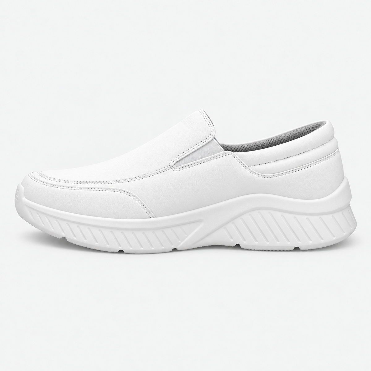 Tenis Skechers Mujer 21015mx Wht Slip On Skech-air Blancos