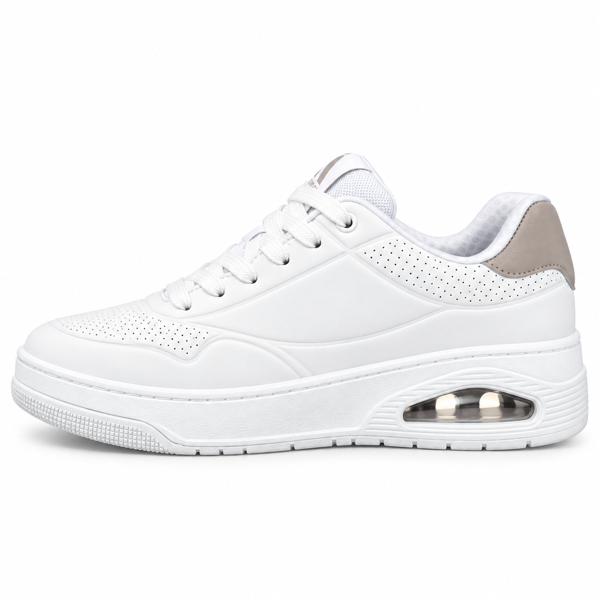 Tenis Skechers Mujer 177705 Uno Court Skech-air Blancos