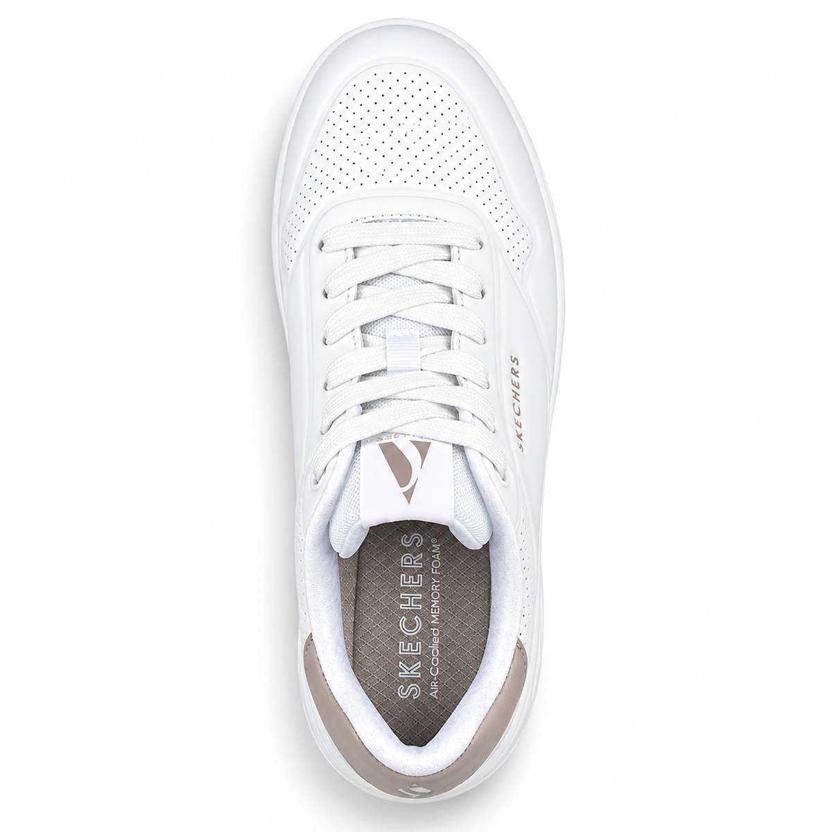 Tenis Skechers Mujer 177705 Uno Court Skech-air Blancos