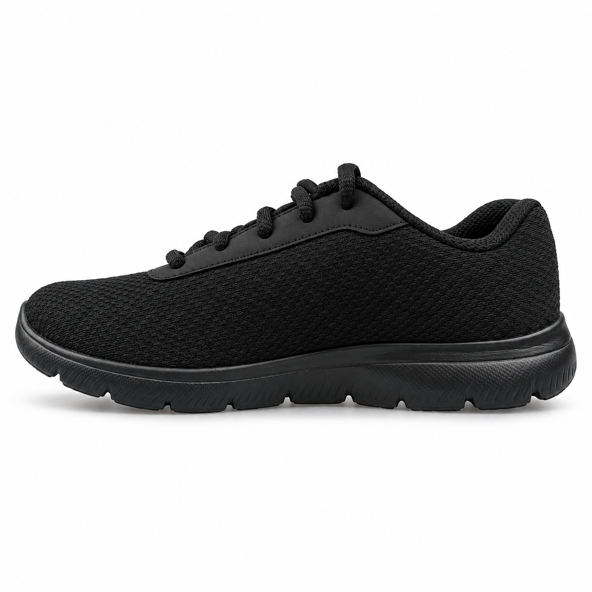 Tenis Skechers Mujer 21009mx Bkpk Memory Foam Negro Rosa