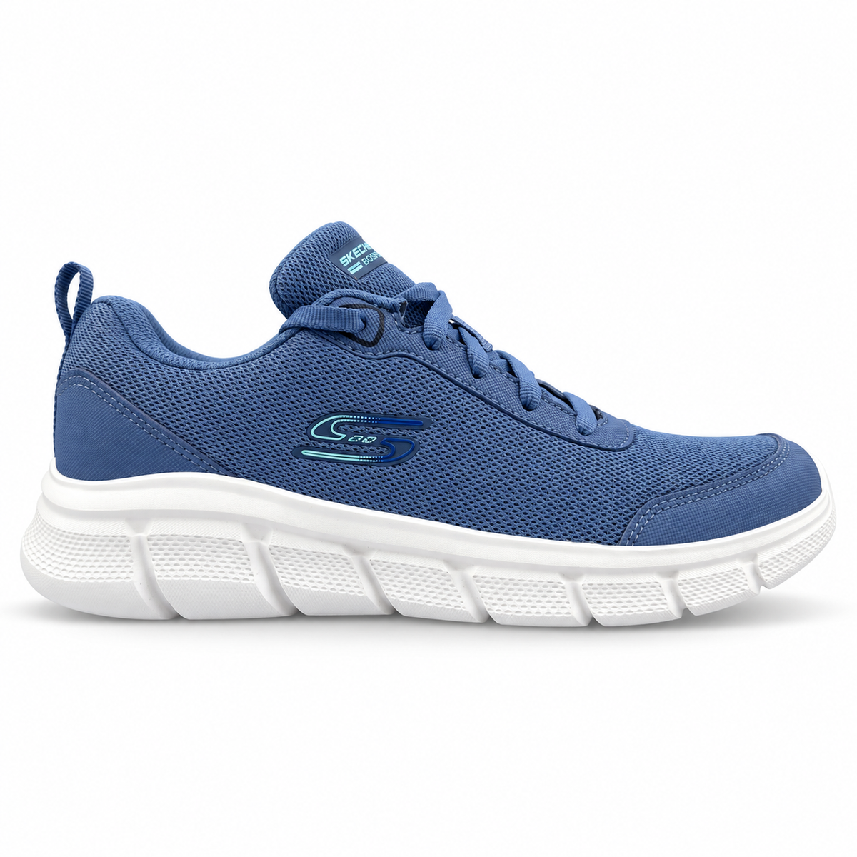 Tenis Skechers Mujer 896465mx Bobs B Flex Memory Foam Azul