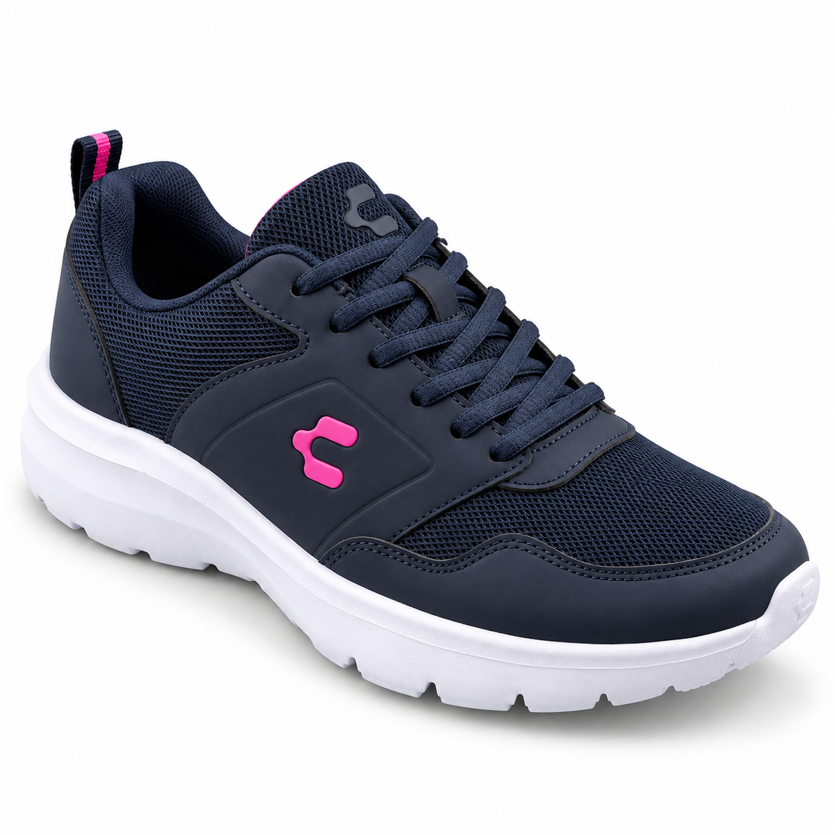 Tenis Charly Mujer 1043405 Running Gym Marino Rosa