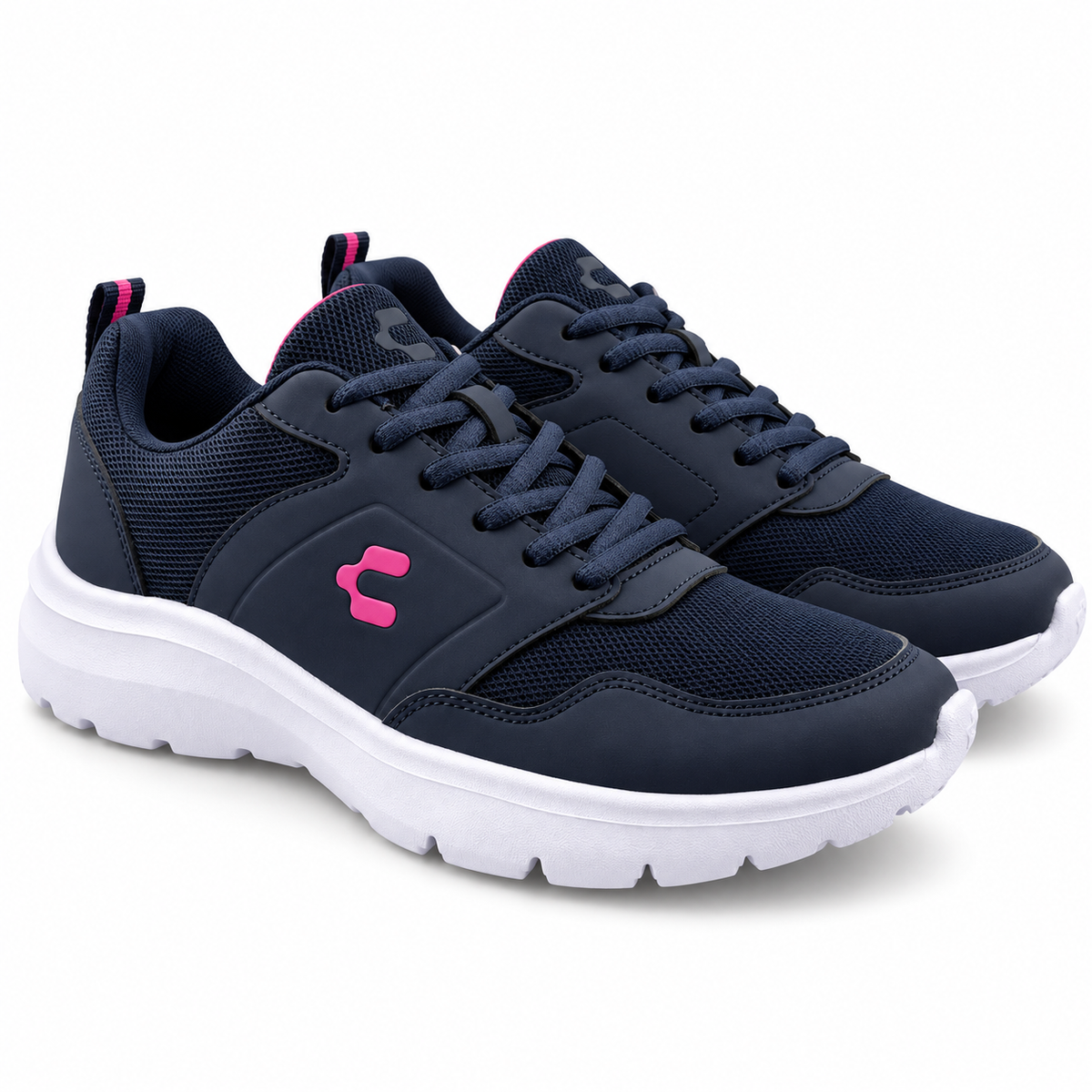 Tenis Charly Mujer 1043405 Running Gym Marino Rosa