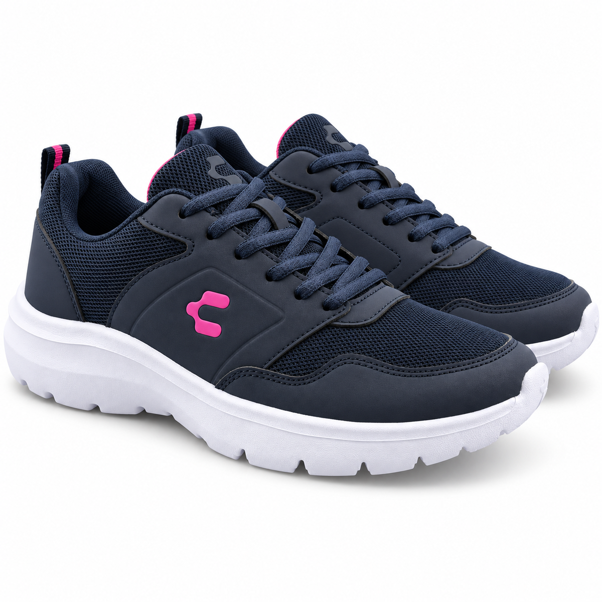 Tenis Charly Mujer 1043405 Running Gym Marino Rosa