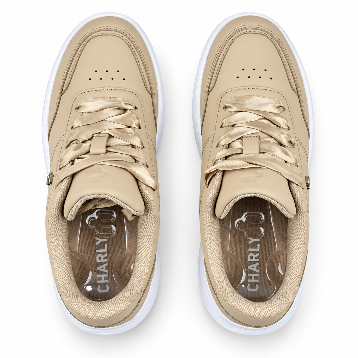 Tenis Charly Mujer 1043160 Plataforma Extra Light Beige