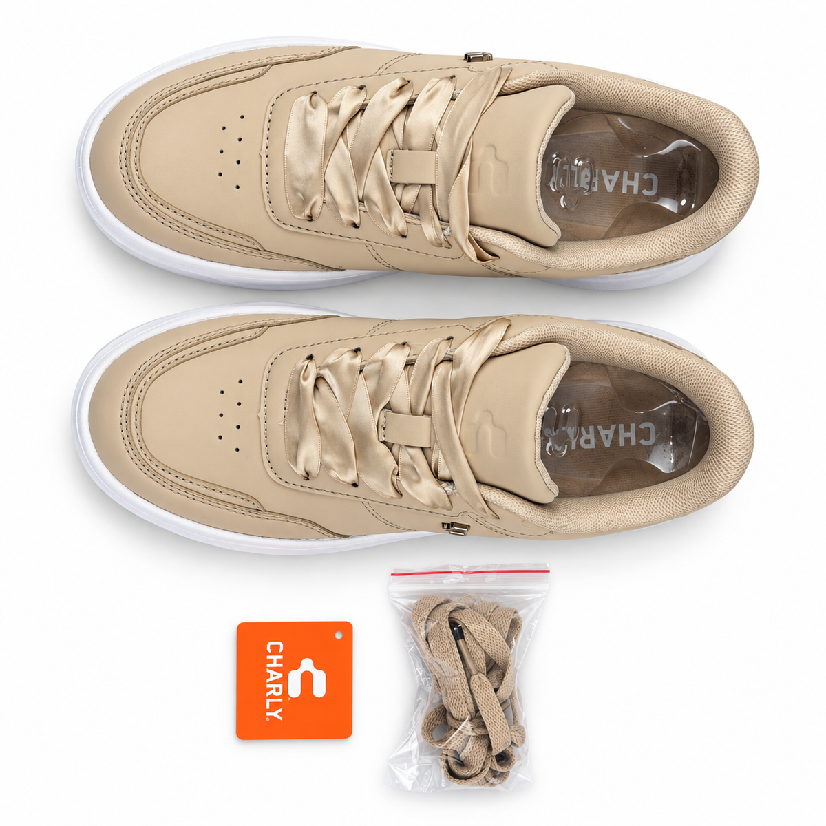 Tenis Charly Mujer 1043160 Plataforma Extra Light Beige